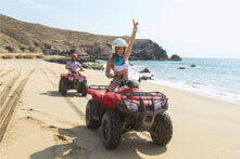 Tour en cuatrimoto 4x4 playa y desierto Cabo San Lucas