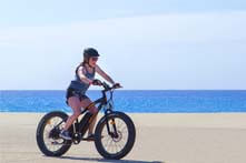 Electric bike beach adventure Cabo San Lucas